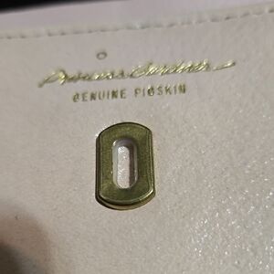 Anne Klein Cream Leather Accessory